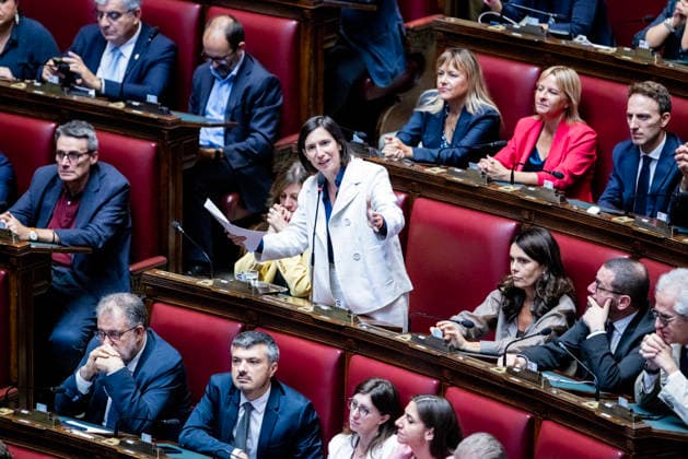 July 16, 2026, Rome, Italia, Italy: Democratic Party Secretary Elly Schlein during the session at the Chamber of Deputies for the final vote on the electoral law, Rome 16 07 2026 Rome Italy  - ZUMAa289 20260716_zia_a289_009 Copyright: xFrancescoxFotiax xAgfx