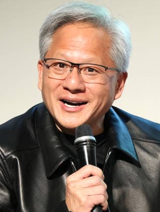 July 16, 2026, Tokyo, Japan - American AI chip maker Nvidia founfer and CEO Jensen Huang speaks at a press conference as Japanese three robotics companies, Fanuc, Yaskawa Electric and Kawasaki Heavy Industries begin business collaboration with Nvidia and computer giant Fujitsu in the field of the physical AI in Tokyo on Thursday, July 16, 2026. (photo by Yoshio Tsunoda AFLO)  aflo_338196750