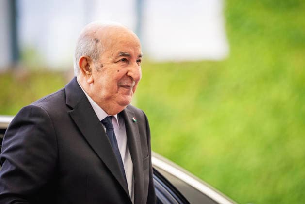 Abdelmadjid Tebboune, Praesident von Algerien, aufgenommen im Rahmen eines Besuchs in Berlin, 16.07.2026. Berlin Deutschland *** Abdelmadjid Tebboune, President of Algeria, photographed during a visit to Berlin, July 16, 2026, Berlin, Germany Copyright: xJulianexSonntagx