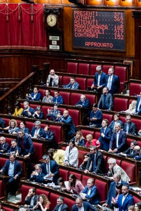 July 16, 2026, Rome, Italia, Italy: The results of the final vote on the electoral law, Rome 16 07 2026 Rome Italy  - ZUMAa289 20260716_zia_a289_046 Copyright: xFrancescoxFotiax xAgfx
