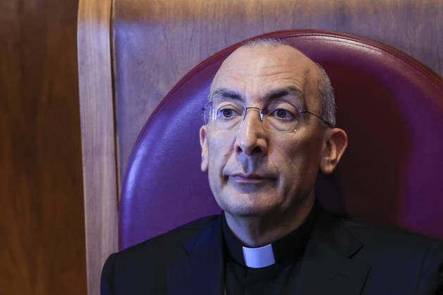 Global Nobel Laureates Assembly on Artificial Intelligence and Nuclear War in Rome ROME, ITALY - JULY 16: Rome’s Cardinal Vicar Baldassare Reina attends the last day of the Global Nobel Laureates Assembly on Artificial Intelligence and Nuclear War at the Capitoline Hill in Rome, Italy, on July 16, 2026. Riccardo De Luca Anadolu Rome Italy. Editorial use only. Please get in touch for any other usage.  Copyright: x2026xAnadoluxRiccardoxDexLucax