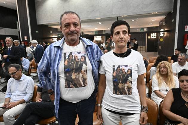 July 16, 2026, Genova, ITALIA: Alcuni dei parenti delle vittime dopo la lettura per la sentenza di primo grado per il crollo di ponte Morandi, Genova, 16 luglio 2026. Some of the relatives of the victims after the first-instance verdict for the collapse of the Morandi Bridge, Genoa, Italy, 16 July 2026. .ANSA LUCA ZENNARO Genova ITALIA  - ZUMAa110 20260716_zaf_a110_038 Copyright: xLucaxZennarox