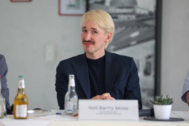 Theater Münster - Vorstellung künstlerisches Leitungsteam. Intendanz Neil Barry Moss Spielzeit 2027 2028. Münster, Nordrhein-Westfalen, DEU, Deutschland, 16.07.2026 *** Theater Münster: Introduction of the Artistic Direction Team; Artistic Director Neil Barry Moss; 2027–2028 Season; Münster, North Rhine-Westphalia, DEU, Germany; July 16, 2026