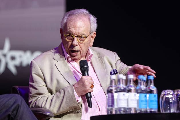 CPAC Great Britain at InterContinental Hotel, London, UK 16 July 2026 Historian and author Dr David Starkey speaks in conversation with Mark Littlewood at CPAC Great Britain at the InterContinental Hotel, North Greenwich, London, UK, on 16 July 2026. CPAC Great Britain, chaired by former Prime Minister Liz Truss and running from 16 to 18 July 2026, is the inaugural UK edition of the Conservative Political Action Conference, bringing together right-of-centre politicians, activists and thinkers from the UK, Europe and the United States under the banner of sovereignty, liberty and free enterprise., Credit:Pete Speller Avalon UK, London, London, UK  Copyright: xPetexSpellerx xAvalonx 1116857365