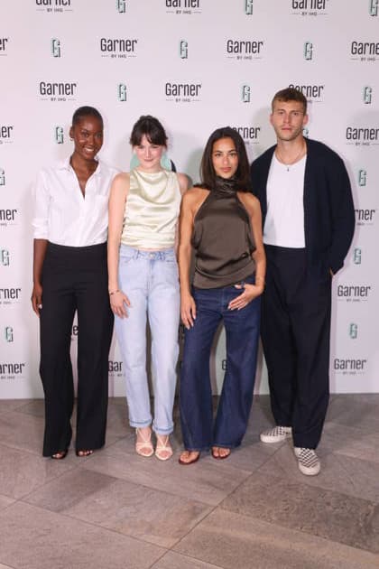 Carefree Hamuyela, Lea van Acken, Gizem Emre und Ben Felipe beim Press-Event im Garner Hotel Berlin Mitte. Berlin, 16.07.2026 *** Carefree Hamuyela, Lea van Acken, Gizem Emre, and Ben Felipe at the press event at the Garner Hotel Berlin Mitte in Berlin, July 16, 2026 Copyright: xAgenturxMatthiasxWehnertx xR.xduxVinagex