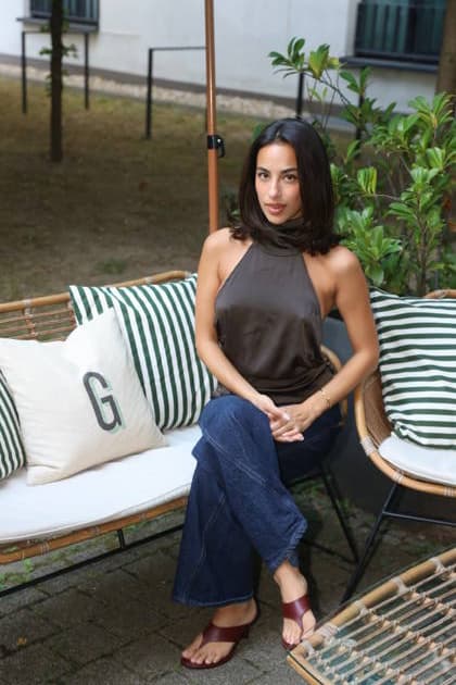 Gizem Emre beim Press-Event im Garner Hotel Berlin Mitte. Berlin, 16.07.2026 *** Gizem Emre at the press event at the Garner Hotel Berlin Mitte, Berlin, July 16, 2026 Copyright: xAgenturxMatthiasxWehnertx xR.xduxVinagex