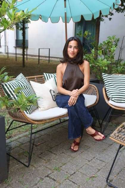 Gizem Emre beim Press-Event im Garner Hotel Berlin Mitte. Berlin, 16.07.2026 *** Gizem Emre at the press event at the Garner Hotel Berlin Mitte, Berlin, July 16, 2026 Copyright: xAgenturxMatthiasxWehnertx xR.xduxVinagex