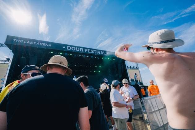 The last Arena scene pictured during the second day of the Dour festival in Dour, on Wednesday 15 July 2026. The festival takes place from 15 to 19 July.  EMILExWINDAL 181271578