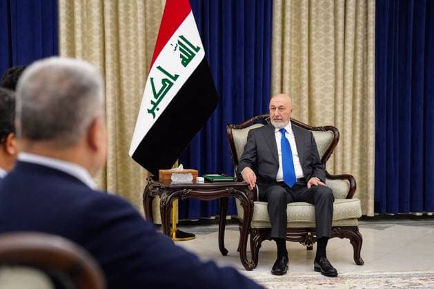 Iraqi president receives foreign affairs delegation in Baghdad Iraqi President Nizar Amidi receives a delegation from the Iraqi Foreign Affairs Group, headed by Yousef Mohammed, at Al Salam Palace in Baghdad, Iraq, on July 16, 2026. Photo by Iraqi Presidency Office apaimages Iraq Iraq Iraq 160726_Iraq_IPO_00(4) Copyright: xapaimagesxIraqixPresidencyxOfficex xapaimagesx