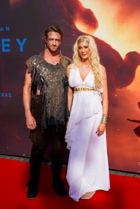 Festpremiere The Odyssey Oslo 20260716. Gjestene ankommer festpremieren pa The Odyssey pa ODEON kino i Oslo torsdag. Foto: Thomas Fure NTB Oslo Norge Y2_r_3Sh7Gc EDITORIAL USE ONLY Ref:_ENTY2_r_3Sh7Gc.jpg *** Premiere of *The Odyssey* in Oslo, July 16, 2026. Guests arrive at the premiere of *The Odyssey* at the ODEON cinema in Oslo on Thursday. Photo: Thomas Fure, NTB, Oslo, Norway. Y2 r 3Sh7Gc. EDITORIAL USE ONLY. Ref: ENTY2 r 3Sh7Gc jpg  Copyright: xThomasxFurex xNTBx
