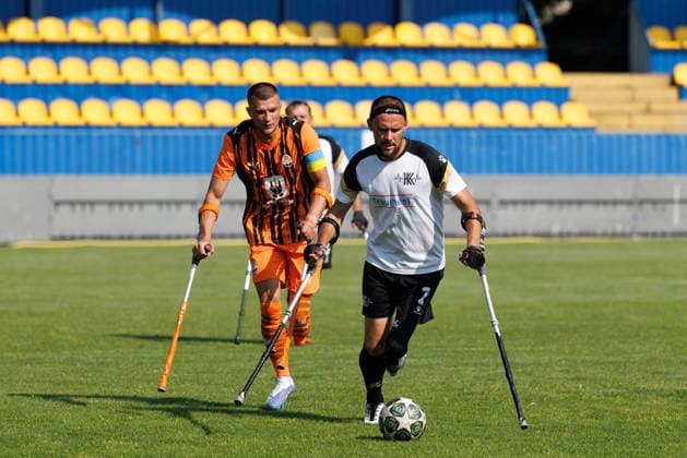 Prime Minister Keir Starmer visits Ukraine 16 07 2026. Ukraine. Prime Minister Keir Starmer meets meets members of a military war veteran s amputee football team in Kyiv., Credit:Simon Dawson No 10 Downing Street B66 Avalon Ukraine, Kyiv  Copyright: xSimonxDawsonx xNox10xDowningxStreetx xB66x xAvalonx 1116894137