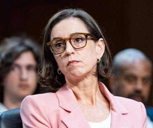 July 16, 2026, Washington, District Of Columbia, USA: Elizabeth Oyer, Former Department of Justice Pardon Attorney, testifies before the US Senate Committee on the Judiciary, on the nomination of Todd Blanche to be United States Attorney General, in the Hart Senate Office Building on Capitol Hill in Washington, DC, USA, on Thursday, July 16, 2026 Washington USA - ZUMAs152 20260716_faa_s152_077 Copyright: xAndrewxThomasx