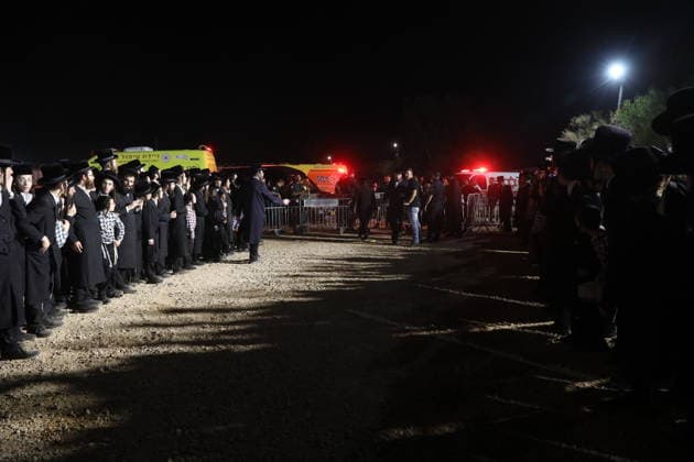 Ultra-Orthodox Jews protest compulsory military service outside Israeli prison KFAR YONA, ISRAEL - JULY 16: Demonstrators gather to protest outside the Beit Lid military prison demanding the release of an Ultra-Orthodox (Haredi) youth detained for refusing compulsory military service in Kfar Yona, Israel, on July 16, 2026. Gideon Markowicz Anadolu Kfar Yona Israel. Editorial use only. Please get in touch for any other usage.  Copyright: x2026xAnadoluxGideonxMarkowiczx