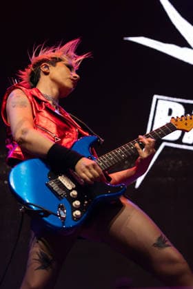 16.07.2026, Bellinzona, Parco Urbano, Nevermind Music Fest 2026: Bambole di Pezza, Daniela Dani Piccirillo (rhythm guitar, backing vocals) Bellinzona Parco Urbano Ticino Switzerland *** July 16, 2026, Bellinzona, Parco Urbano, Nevermind Music Fest 2026 Bambole di Pezza, Daniela Dani Piccirillo (rhythm guitar, backing vocals), Bellinzona, Parco Urbano, Ticino, Switzerland Copyright: xJustPictures.ch FrancescoxMinghettix jp-en-FrMi-_NG_0385