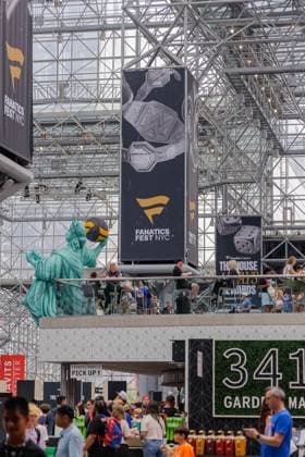 RECORD DATE NOT STATED Fanatics Fest NYC kicks off at the Javits Center with sports stars, celebrities and iconic trophies. (NEW) New York, July, 16, 2026 The 2026 Fanatics Fest NYC officially opened today at the Jacob K. Javits Convention Center, bringing together athletes and celebrities including Antoine Griezmann, Josh Hart, and Rhea Ripley. The event also showcased iconic trophies like FIFA World Cup Trophy and the FIFA Women™s World Cup Trophy, drawing fans from around the world.(Foto: Anthony Oliveira Thenews2 imago images) Fanatics Fest NYC kicks off at the Javits Center with sports stars, celebrities and iconic trophies.  Copyright: xAnthonyxOliveirax