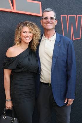 Los Angeles CA July 16: Jim & Sarah Harbaugh at The We Are Osos Premiere on July 16, 2026 Credit: USA - ZUMAa123 20260716_zaa_a123_022 Copyright: xAdMediax