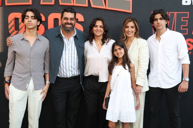 Los Angeles CA July 16: Fabian Marcos & Family at The We Are Osos Premiere on July 16, 2026 Credit: USA - ZUMAa123 20260716_zaa_a123_028 Copyright: xAdMediax