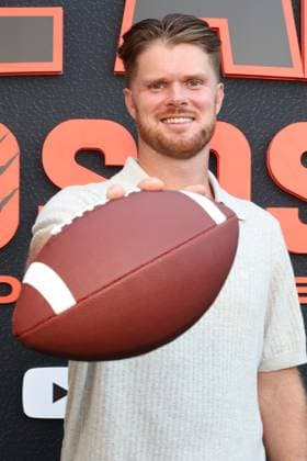 Los Angeles CA July 16: Sam Darnold at The We Are Osos Premiere on July 16, 2026 Copyright: xAdMediax xMediaPunchx