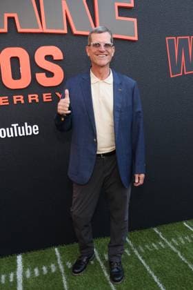 Los Angeles CA July 16: Jim Harbaugh at The We Are Osos Premiere on July 16, 2026 Credit: USA - ZUMAa123 20260716_zaa_a123_024 Copyright: xAdMediax