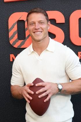 Los Angeles CA July 16: Christian McCaffrey at The We Are Osos Premiere on July 16, 2026 Credit: USA - ZUMAa123 20260716_zaa_a123_039 Copyright: xAdMediax