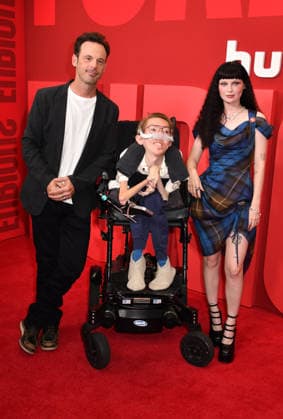 NEW YORK, NY - JULY 16: Scoot McNairy, Steve Way and Lola Petticrew at the New York Premiere of Hulu™s Furious on July 16, 2026 at Metrograph in New York City. Copyright: xmpi099 MediaPunchx