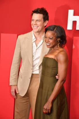 NEW YORK, NY - JULY 16: Jake Lacy and Quincy Tyler Bernstine at the New York Premiere of Hulu™s Furious on July 16, 2026 at Metrograph in New York City. Copyright: xmpi099 MediaPunchx