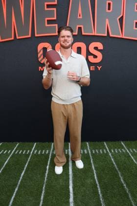 Los Angeles CA July 16: Sam Darnold at The We Are Osos Premiere on July 16, 2026 Copyright: xAdMediax xMediaPunchx