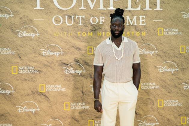 Pompeii: Out Of Time Premiere in London - 16 Jul 2026 Theo Ogundipe attends the Pompeii: Out Of Time Premiere at The British Museum. London United Kingdom Copyright: xLounisxTiarx xSOPAxImagesx _DSC2785