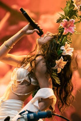 July 16, 2026, London, United Kingdom: Victoria Naika known professionally as NaÃ¯ka performs at Somerset House Summer Series in London. London United Kingdom - ZUMAs197 20260716_aaa_s197_245 Copyright: xLounisxTiarx