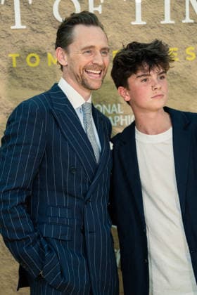 July 16, 2026, London, United Kingdom: Tom Hiddleston and Frankie Treadway attend the Pompeii: Out Of Time Premiere at The British Museum. London United Kingdom - ZUMAs197 20260716_aaa_s197_281 Copyright: xLounisxTiarx