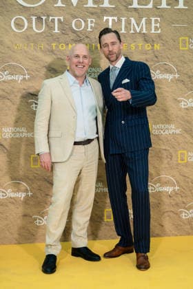July 16, 2026, London, United Kingdom: Alan Eyres and Tom Hiddleston attend the Pompeii: Out Of Time Premiere at The British Museum. London United Kingdom - ZUMAs197 20260716_aaa_s197_296 Copyright: xLounisxTiarx