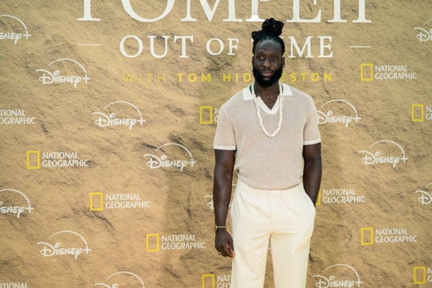 July 16, 2026, London, United Kingdom: Theo Ogundipe attends the Pompeii: Out Of Time Premiere at The British Museum. London United Kingdom - ZUMAs197 20260716_aaa_s197_304 Copyright: xLounisxTiarx