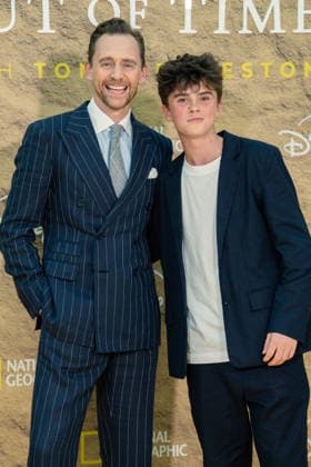 July 16, 2026, London, United Kingdom: Tom Hiddleston and Frankie Treadway attend the Pompeii: Out Of Time Premiere at The British Museum. London United Kingdom - ZUMAs197 20260716_aaa_s197_326 Copyright: xLounisxTiarx