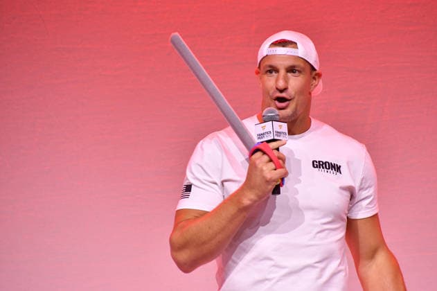 NEW YORK, NY - JULY 16: Rob Gronkowski at Disney Fan Draft at Center Stage during day 1 of Fanatics Fest NYC on July 16, 2026 at Javits Center in New York City. Credit: AdMedia New York City USA - ZUMAa123 20260716_zaa_a123_211 Copyright: xJohnxFyckex