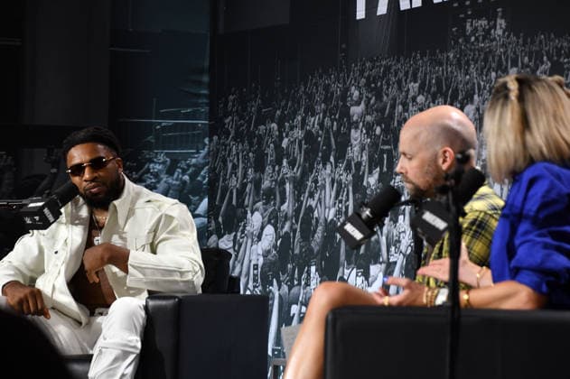 NEW YORK, NY - JULY 16: Trick Williams, Sam Roberts and Megan Morant at WWE Now at Home Team Village Stage during day 1 of Fanatics Fest NYC on July 16, 2026 at Javits Center in New York City. Credit: AdMedia New York City USA - ZUMAa123 20260716_zaa_a123_234 Copyright: xJohnxFyckex