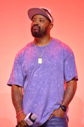 NEW YORK, NY - JULY 16: Santana Moss at Disney Fan Draft at Center Stage during day 1 of Fanatics Fest NYC on July 16, 2026 at Javits Center in New York City. Credit: AdMedia New York City USA - ZUMAa123 20260716_zaa_a123_247 Copyright: xJohnxFyckex