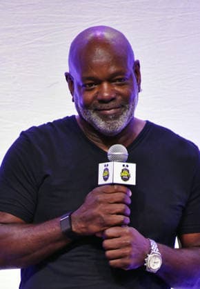 NEW YORK, NY - JULY 16: Emmitt Smith at Disney Fan Draft at Center Stage during day 1 of Fanatics Fest NYC on July 16, 2026 at Javits Center in New York City. Credit: AdMedia New York City USA - ZUMAa123 20260716_zaa_a123_245 Copyright: xJohnxFyckex