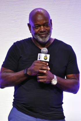 NEW YORK, NY - JULY 16: Emmitt Smith at Disney Fan Draft at Center Stage during day 1 of Fanatics Fest NYC on July 16, 2026 at Javits Center in New York City. Credit: AdMedia New York City USA - ZUMAa123 20260716_zaa_a123_249 Copyright: xJohnxFyckex