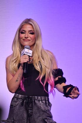 NEW YORK, NY - JULY 16: Alexa Bliss at Disney Fan Draft at Center Stage during day 1 of Fanatics Fest NYC on July 16, 2026 at Javits Center in New York City. Credit: AdMedia New York City USA - ZUMAa123 20260716_zaa_a123_250 Copyright: xJohnxFyckex