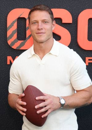 Los Angeles CA July 16: Christian McCaffrey. at We Are Osos Premiere held at The Pacific Design Center in Los Angeles, CA. on July 16, 2026 Credit: AdMedia Los Angeles USA - ZUMAa123 20260716_zaa_a123_257 Copyright: xADx