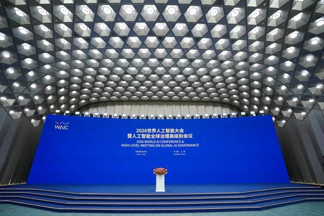 SHANGHAI, CHINA - JULY 17: The opening ceremony of the 2026 World AI Conference (WAIC) and High-Level Meeting on Global AI Governance is held on July 17, 2026 in Shanghai, China. Themed AI Partnership for a Brighter Future, the event will include more than 140 forums, bringing together 1,400 guests from home and abroad.  Copyright: xVCGx 111654813757