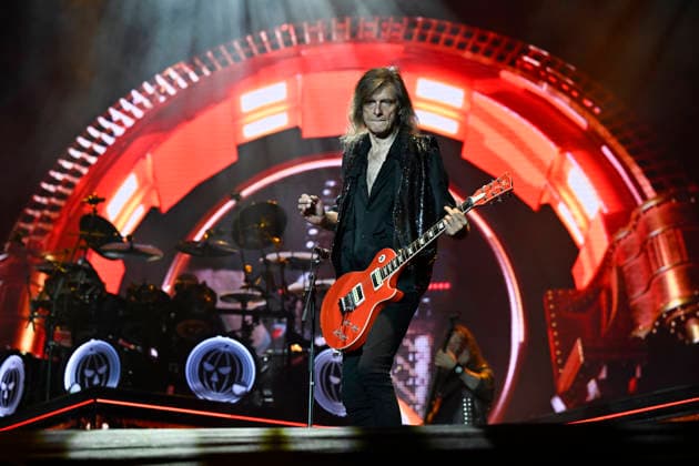 Guitarist Michael Weikath of the German metal band Helloween perform during the International Music Festival Masters of Rock in Vizovice near Zlin, Czech Republic, July 16, 2026. (CTKxPhoto DaliborxGluck) CTKPhotoP2026071608367  CTKPhotoP2026071608367