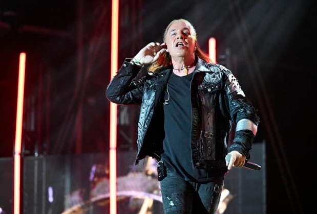 Singer Andreas Deris of the German metal band Helloween perform during the International Music Festival Masters of Rock in Vizovice near Zlin, Czech Republic, July 16, 2026. (CTKxPhoto DaliborxGluck) CTKPhotoP2026071608369  CTKPhotoP2026071608369