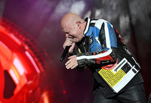 Singer Michael Kiske of the German metal band Helloween perform during the International Music Festival Masters of Rock in Vizovice near Zlin, Czech Republic, July 16, 2026. (CTKxPhoto DaliborxGluck) CTKPhotoP2026071608377  CTKPhotoP2026071608377