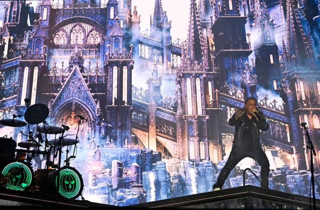 Singer Andreas Deris of the German metal band Helloween perform during the International Music Festival Masters of Rock in Vizovice near Zlin, Czech Republic, July 16, 2026. (CTKxPhoto DaliborxGluck) CTKPhotoP2026071608383  CTKPhotoP2026071608383