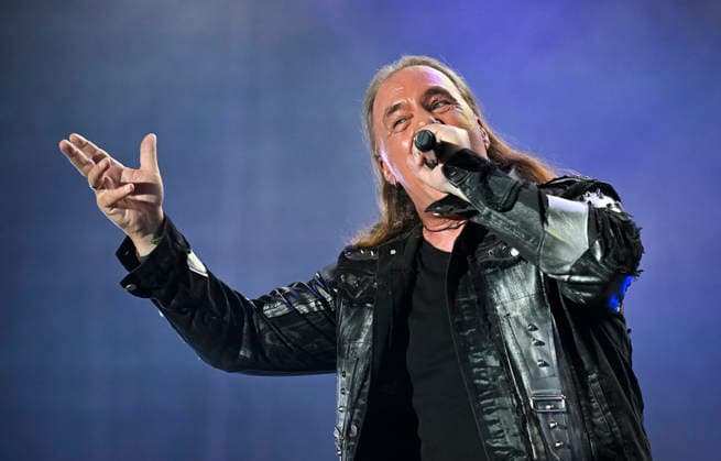 Singer Andreas Deris of the German metal band Helloween perform during the International Music Festival Masters of Rock in Vizovice near Zlin, Czech Republic, July 16, 2026. (CTKxPhoto DaliborxGluck) CTKPhotoP2026071700010  CTKPhotoP2026071700010