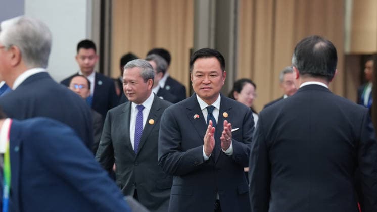 SHANGHAI, CHINA - JULY 17: Thai Prime Minister Anutin Charnvirakul attends the opening ceremony of the 2026 World AI Conference and High-Level Meeting on Global AI Governance on July 17, 2026 in Shanghai, China. Themed AI Partnership for a Brighter Future, the event will include more than 140 forums, bringing together 1,400 guests from home and abroad.  Copyright: xVCGx 111654823085