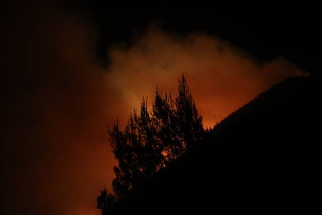 News Themen der Woche KW29 Wildfire in Algeria BLIDA, ALGERIA - JULY 17: Smoke and flame rise from a wildfire as extinguishing work is continue in Blida, Algeria on July 17, 2026.Firefighters brought 65 of the blazes under control, while 46 remained active across 18 provinces. Major firefighting operations were underway in Bejaia, Annaba, Skikda, Blida, Tizi Ouzou, Boumerdes, Ain Defla and Tlemcen, supported by firefighting aircraft and helicopters. Hamza Zait Anadolu Blida Algeria. Editorial use only. Please get in touch for any other usage.  Copyright: x2026xAnadoluxHamzaxZaitx
