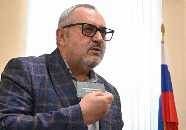 Russia Politician Nadezhdin Arrest 9206801 17.07.2026 Russian politician Boris Nadezhdin, who is charged with displaying extremist symbols, an administrative offence punishable by a fine or up to 15 days in jail and one that could bar him from running in September s parliamentary elections, attends a hearing at the City Court of Dolgoprudny in Moscow Region, Russia. The charges stem from a 2023 online interview, in which he displayed a picture of opposition leader Alexei Navalny. Nadezhdin, known for opposing Russia s military operation in Ukraine, was detained earlier on July 13, days after being designated a foreign agent by authorities. Sergey Bobylev Sputnik Dolgoprudnyi Moscow region Russia  Copyright: xSergeyxBobylevx