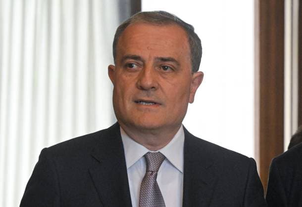 Russia Azerbaijan 9206923 17.07.2026 Azerbaijani Foreign Minister Jeyhun Bayramov arrives to attend a meeting with Russian Foreign Minister Sergey Lavrov in Moscow, Russia. Sergey Guneev Sputnik Moscow Russia  Copyright: xSergeyxGuneevx